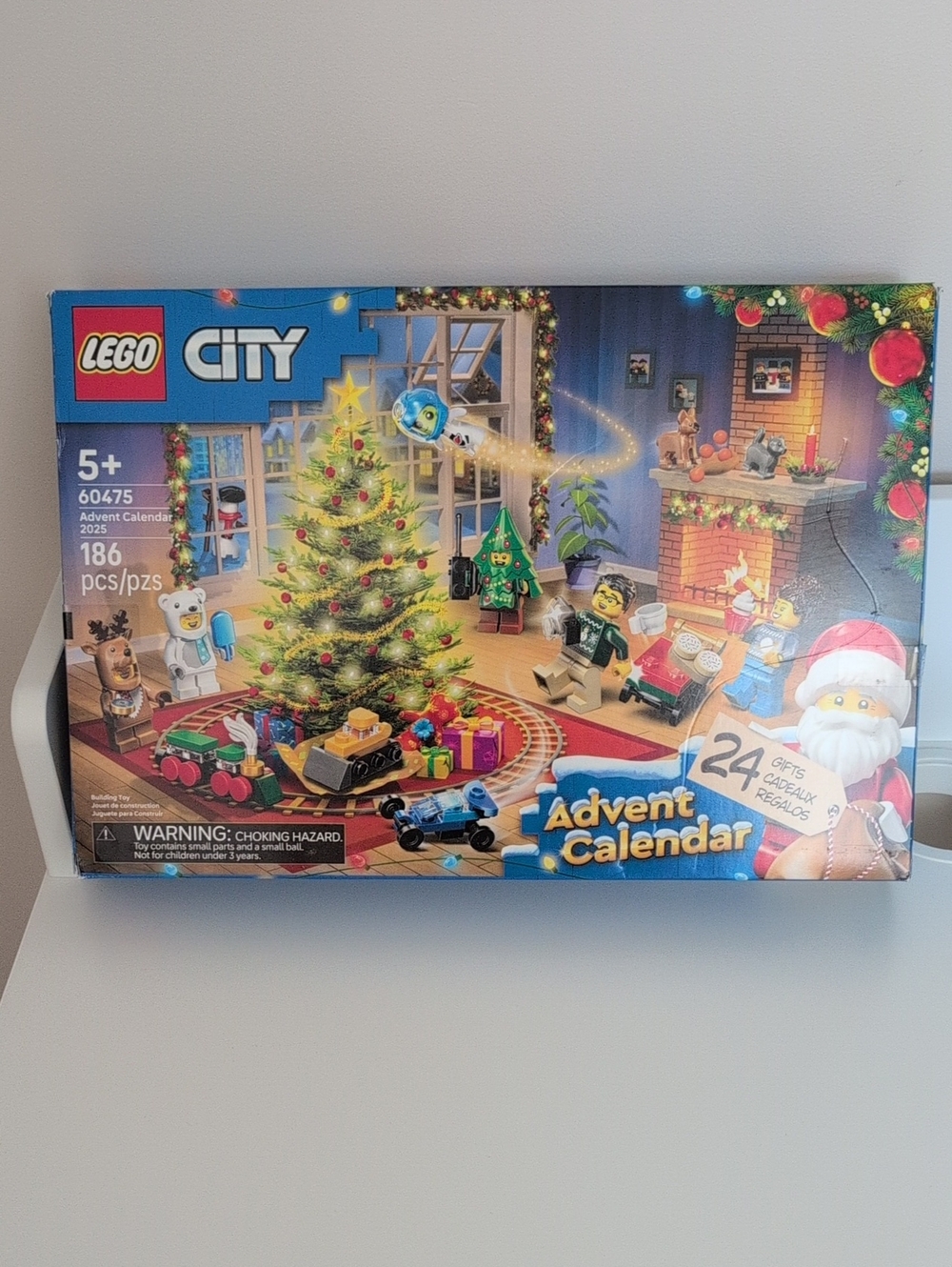 LEGO City Advent Calendar Holiday Playset - Green, Red, Blue